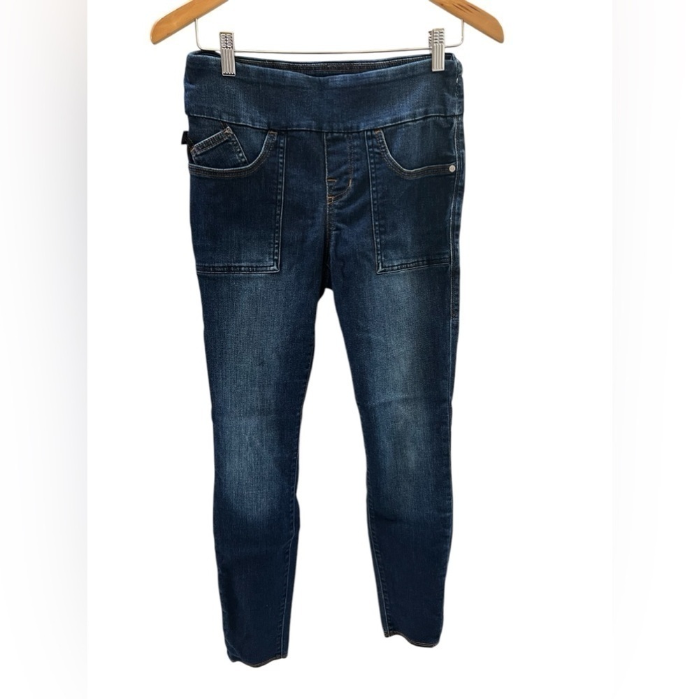 Rock & Republic Denim RX Fever Slimming Denim Cure Pull On Skinny Jeans Size 8L